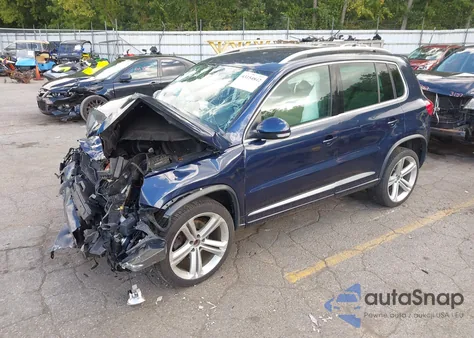 2016 Volkswagen Tiguan R-Line из США, поврежденный, VIN WVGBV7AX2GW616865